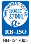 MANAGEMENT SYSTEM ISO/IEC 27001 α+ RB-ISO RB-IS17005