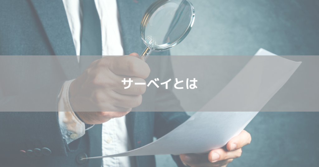 サーベイとは
